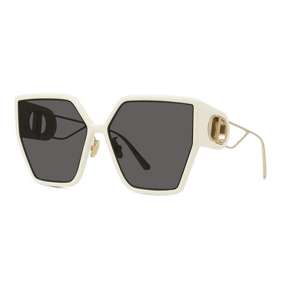 NEW AUTHENTIC DIOR 30MONTAIGNE BU 95A1 IVORY GREY BUTTERFLY WOMEN SUNGLASSES - Picture 1 of 3